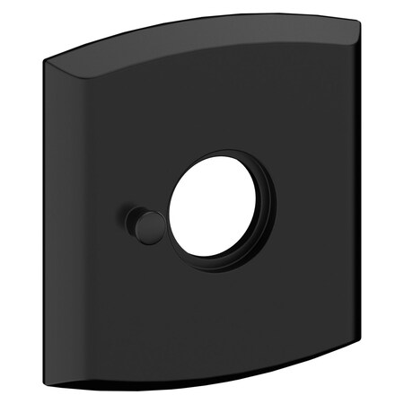 Baldwin Single Privacy Rosettes Satin Black R026.190.IPV